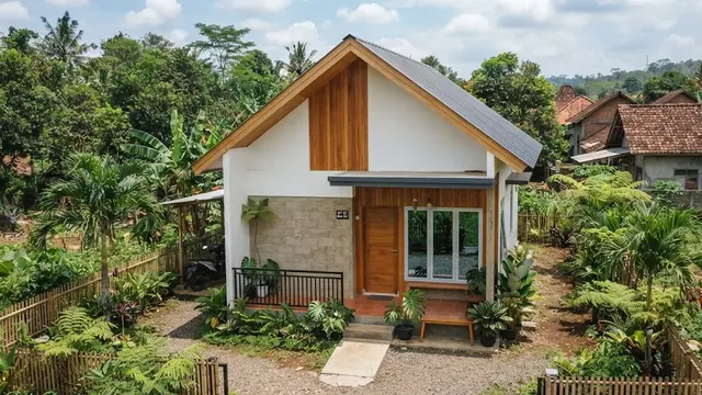 9 Inspirasi Rumah Kampung Sederhana dengan Tampilan Kekinian, Hunian Lebih Modern