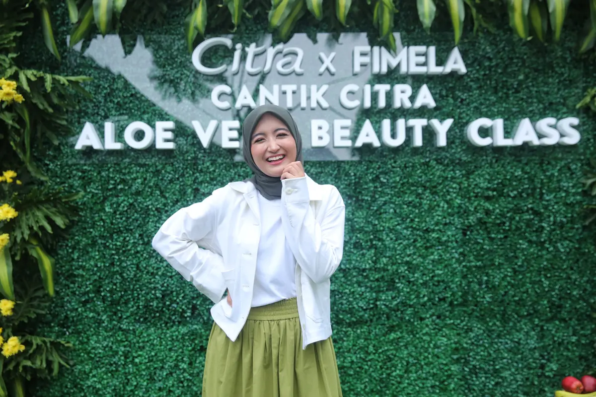 Perawatan wajah Arafah Rianti mengandalkan aloe vera
