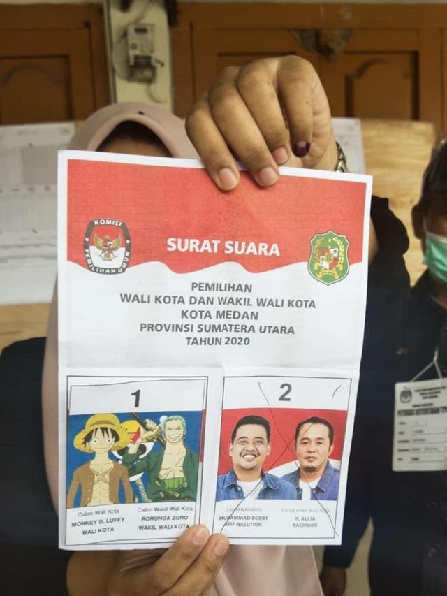 7 Catatan dan Foto Nyeleneh Pemilih di Surat Suara Pilkada 2020