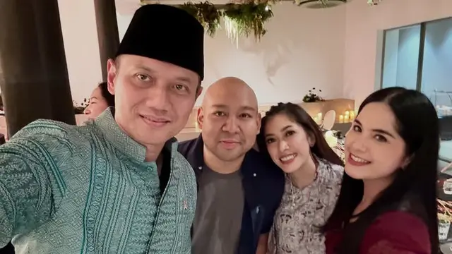 Potret Keluarga Cendana, Keluarga Cikeas, Keluarga Solo Hadir di Ulang Tahun Anak Prabowo. [@annisayudhoyono]