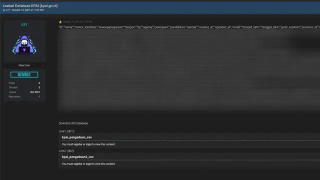 Database KPAI