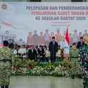Ribuan Kadet Unhan Diberangkatkan ke 181 Sekolah Rakyat, Perkuat Karakter Siswa
