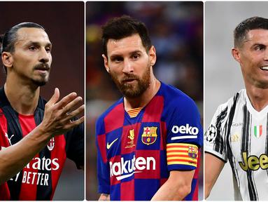 Meski sudah berusia di atas 30 tahun, sejumlah pemain bintang ini masih mampu menampilkan performa terbaik mereka di lapangan, bahkan bisa dikatakan semakin tua semakin menjadi. Berikut 5 pemain di atas 30 tahun yang tetap tampil luar biasa di lapangan.(kolase foto AFP/AP)