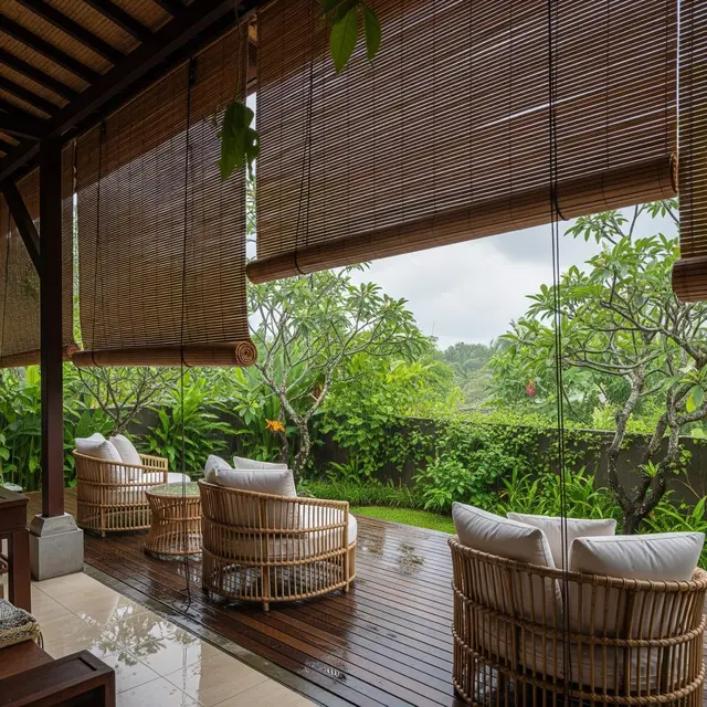 Teras Rumah Tahan Panas dan Hujan