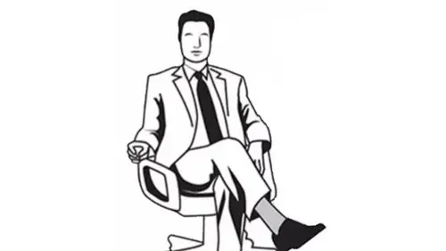 ilustrasi posisi duduk