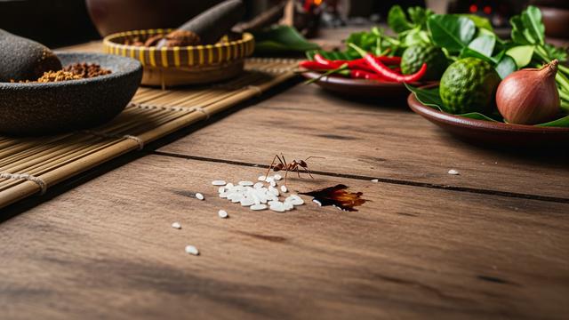 Cara Mencegah Semut Bersarang di Dapur/ Ilustrasi AI