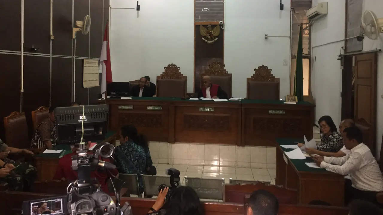 Sidang praperadilan yang diajukan Tim Kuasa Hukum Kivlan Zen dalam kasus dugaan kepemilikan senjata api ilegal dihelat di Pengadilan Negeri Jakarta Selatan, kemarin, Senin (23/7/2019).