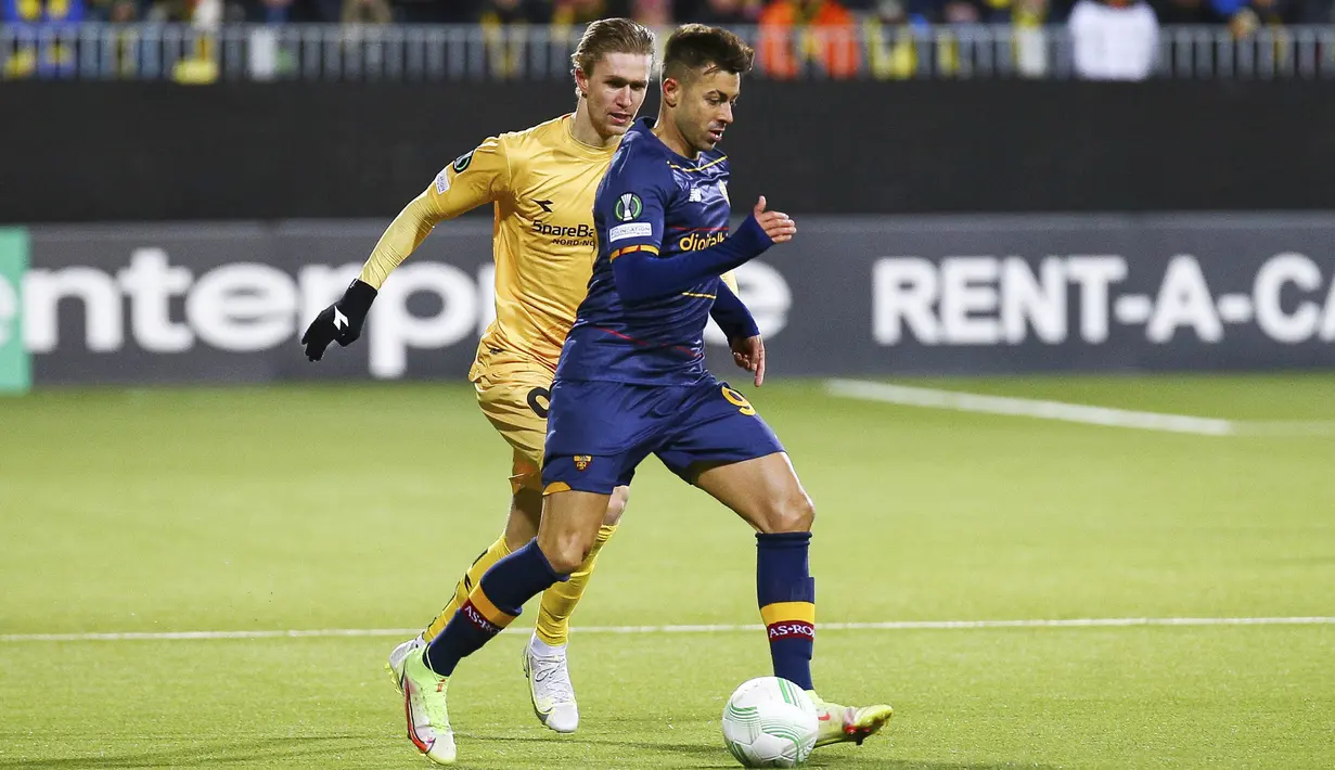 Bodo/Glimt memang lebih mendominasi jalannya laga.
Klub juara Liga Norwegia musim 2020-2021 ini memiliki penguasaan bola hingga 54 persen. (Mats Torbergsen/NTB Scanpix via AP)