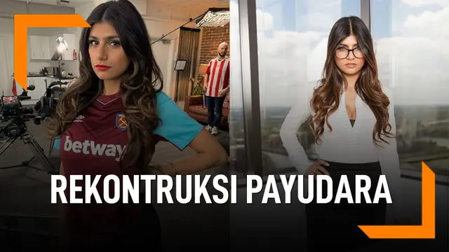 Mia Khalifa Rekontruksi Payudara, Pecah Kena Bola