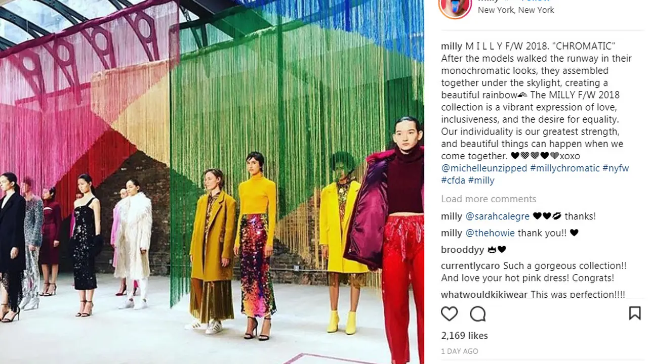 Makna Cinta dan Kesetaraan dalam Koleksi Milly di NYFW 2018