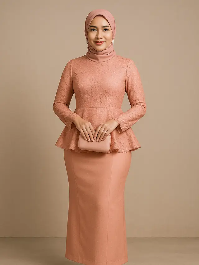 Kebaya Pink yang Simpel dan Berkelas (Foto: ChatGPT)