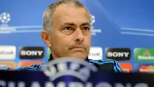 Real Madrid's Portuguese coach Jose Mourinho gives a press conference in Madrid on April 24, 2012, on the eve of the UEFA Champions League second leg semi-final football match between Real Madrid and Bayern Munich. AFP PHOTO/DOMINIQUE FAGET