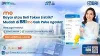 Bayar atau belui token listrik di BRImo. (Foto: Istimewa)