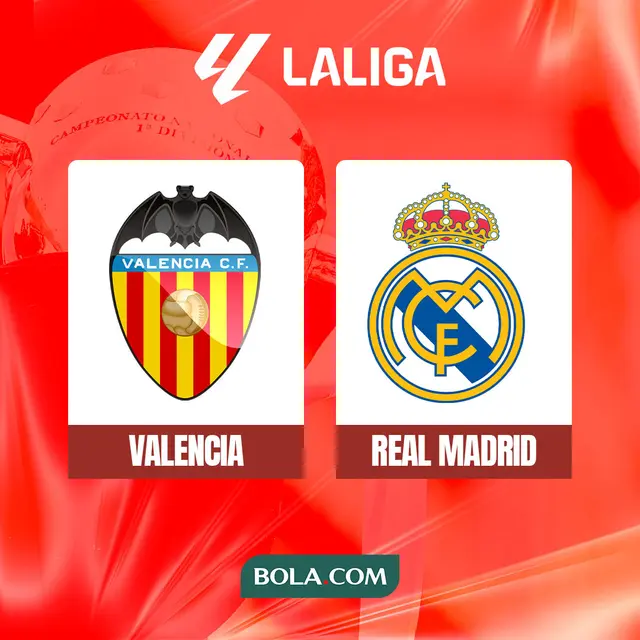 Liga Spanyol - Valencia Vs Real Madrid