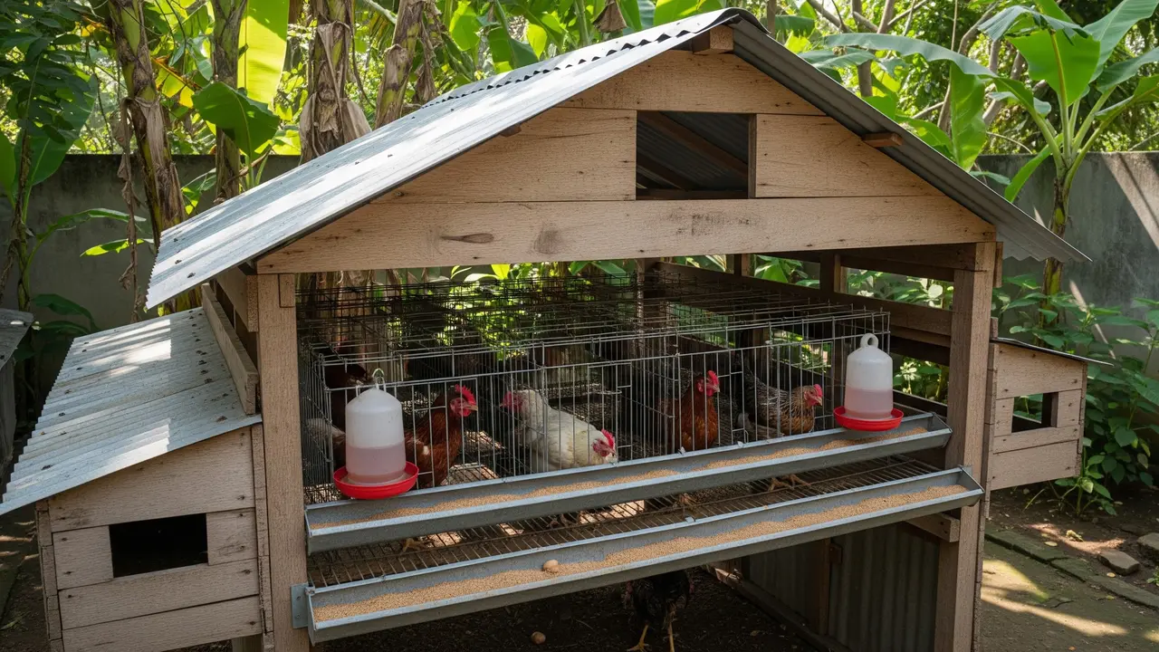 6 Model Atap Kandang Ayam Petelur Terbaik untuk Produktivitas Optimal