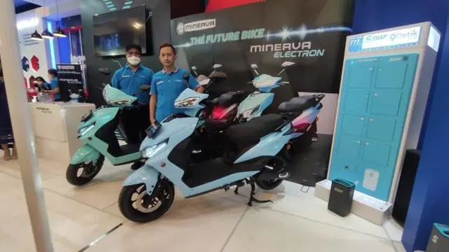 Minerva Electron M1 debut di GIIAS 2022. (Septian/Liputan6.com)