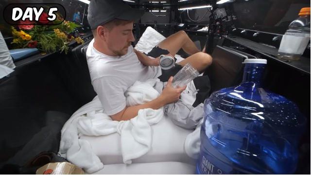 10 Potret MrBeast Dikubur Hidup-Hidup Selama 7 Hari, Sempat Putus Asa