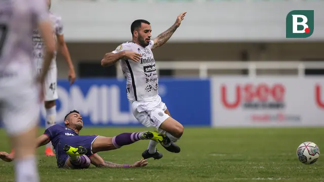 Foto: Dua Gol Ilija Spasojevic Tentukan Kemenangan Bali United 2-1 atas Persita Tangerang dalam BRI Liga 1