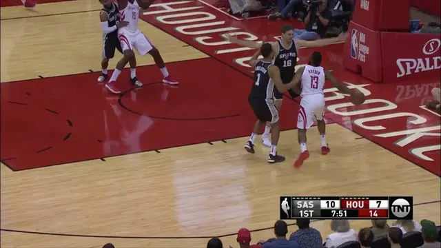 VIDEO: Aksi James Harden dengan 11 Assist Saat Hadapi Spurs