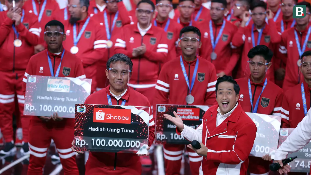 Foto: Timnas Indonesia U-16 Hadiri Acara Konser 17an Indonesia Juara