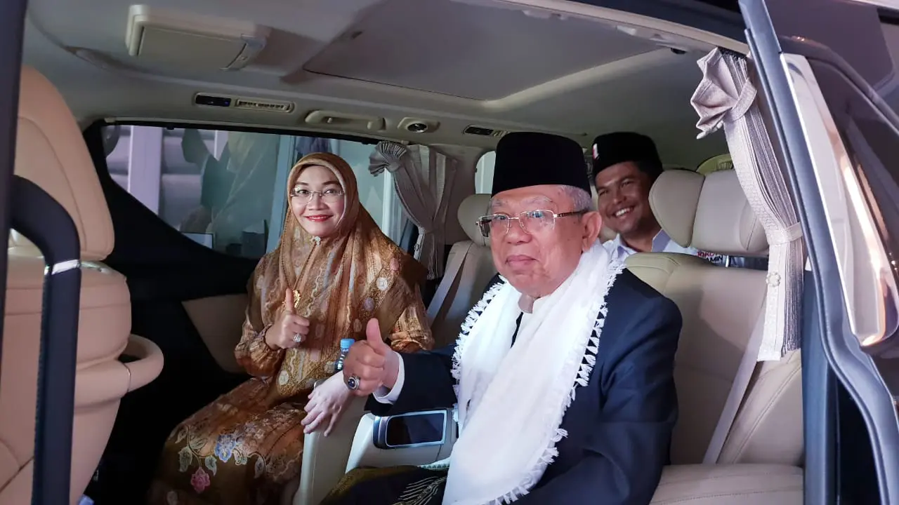 Calon wakil presiden nomor urut 01 Ma'ruf Amin melanjutkan safari ke Kabupaten Sukabumi, Jawa Barat, Rabu (19/12/2018).