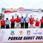Dalam pesta olahraga empat tahunan masyarakat Garut tersebut, Kecamatan Tarogong Kidul kembali keluar sebagai juara umum untuk kali kedua, disusul Kecamatan Karangpawitan, dan Kecamatan Samarang di tempat ketiga. (Liputan6.com/Jayadi Supriadin)