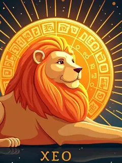 logo ramalan zodiak leo (sumber: AI generated)