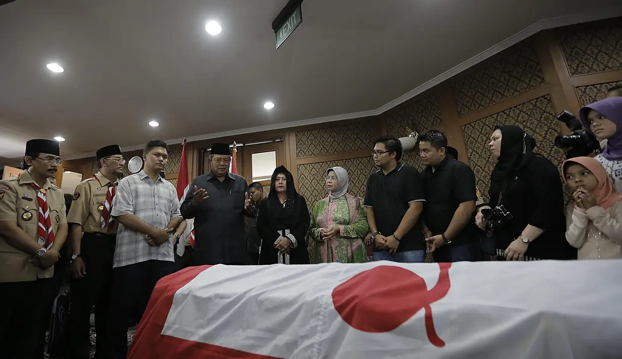 SBY akan memimpin langsung upacara pelepasan jenazah di Kantor Kwarnas (Rumgapres/Abror Rizki)
