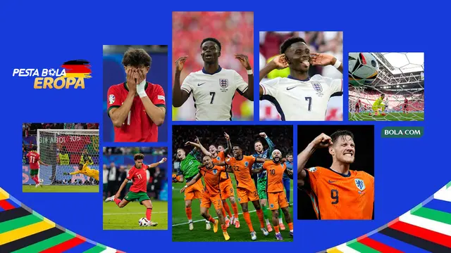 Kolase - Momen Unik Perempat Final Euro 2024