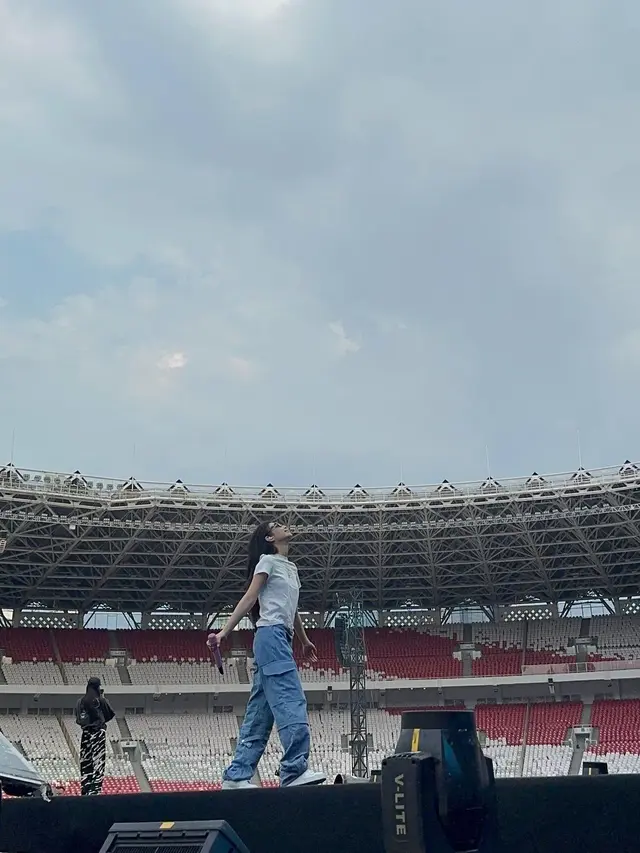 Jennie Blackpink unggah foto konser Born Pink Jakarta (Foto: IG jennierubyjane)