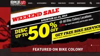 Diskon Beli Aksesoris Sepeda Hingga Separuh Harga di Bike Colony