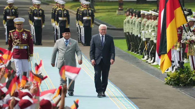 Prabowo Terima Kunjungan Presiden Jerman