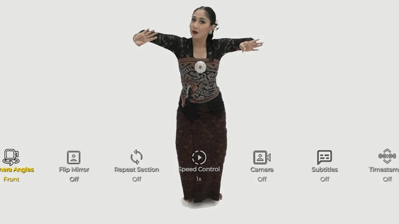 Belajar Tari Tradisional di Platform Kekinian, Gerakan Lebih Detail