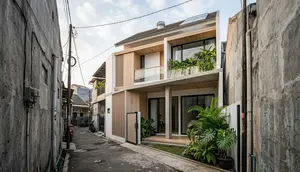 7 Ide Desain Rumah dengan Lahan Sempit dan Diapit Tembok
