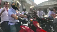Lengkapi Berkas, 9 Sekjen Koalisi Jokowi-Ma'ruf Amin Naik Moge ke KPU