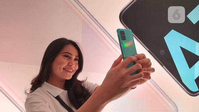 Samsung Galaxy A71. Liputan6.com/ Agustin Setyo W
