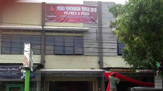 Posko PDIP di Solo. (Merdeka.com)