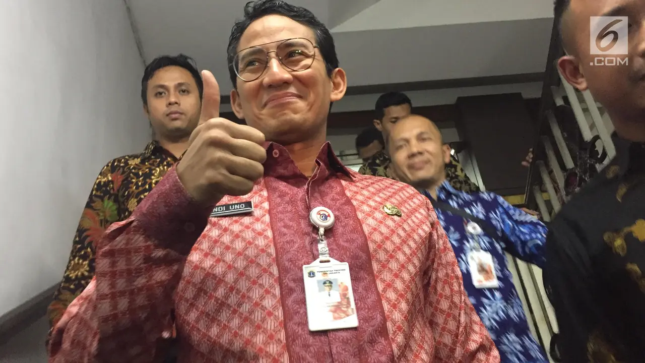 Sandiaga Uno Penuhi Panggilan Penyidik Polda Metro