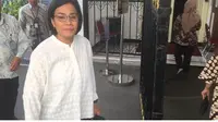 Sri Mulyani datangi Istana Kepresidenan. (Merdeka.com)