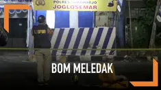 Setelah bom diduga bunuh diri meledak di pos polisi Tugu Kartasura, Sukoharjo, Jawa Tengah. Polisi lakukan proses identifikasi untuk melihat jenis bahan peledak dan identitas pelaku.