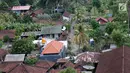 Lansekap penginapan dan permukiman warga di kawasan Amed, Bali, Selasa (5/12). Erupsi Gunung Agung membuat sektor pariwisata di Pulau Dewata, terutama wilayah Amed sepi dari wisatawan, baik lokal maupun mancanegara. (Liputan6.com/Immanuel Antonius)