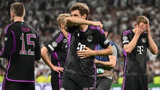 Ekspresi Harry Kane Dkk Usai Dibungkam Real Madrid