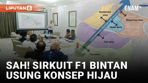 VIDEO: Sirkuit Mobil F1 di Bintan Jadi Green Circuit Pertama di Indonesia