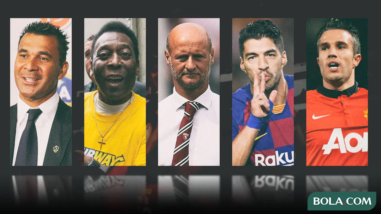 Kolase - Pemain Ruud Gullit, Pele, Lombardo, Suarez, Persie