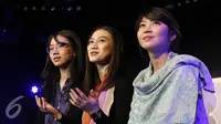 JKT48 mengenang Inao Jiro. (Herman Zakharia/Liputan6.com) 