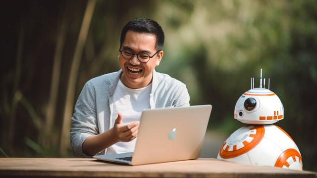 Ilustrasi bekerja dengan tool artificial intelligence. (Foto: Istimewa)