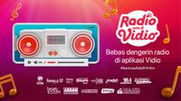Fitur baru streaming radio di aplikasi Vidio. (Sumber: Vidio)