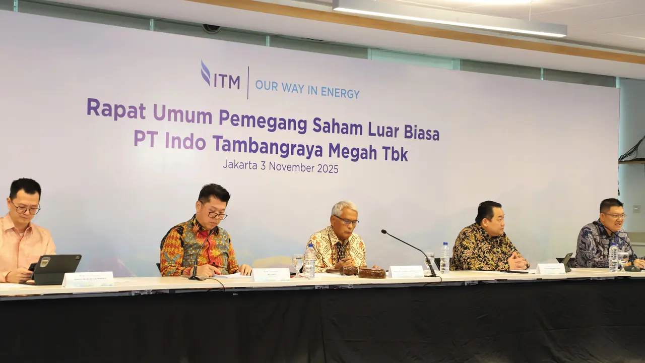 Rapat Umum Pemegang Saham Luar Biasa (RUPSLB) Indo Tambangraya Megah (ITMG). (Foto: Indo Tambangraya Megah)