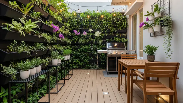 Model Halaman Belakang Rumah Kecil untuk Spot Barbeque dan Kumpul Seru/ Ilustrasi AI