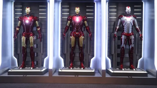 Zona Ironman hadir di Marvel Studios: A Universe of Heroes Exhibition Indonesia. (Foto: Istimewa)